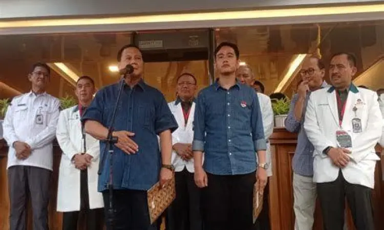 Gibran Rakabuming Raka saat berbicara mengenai program kesehatan