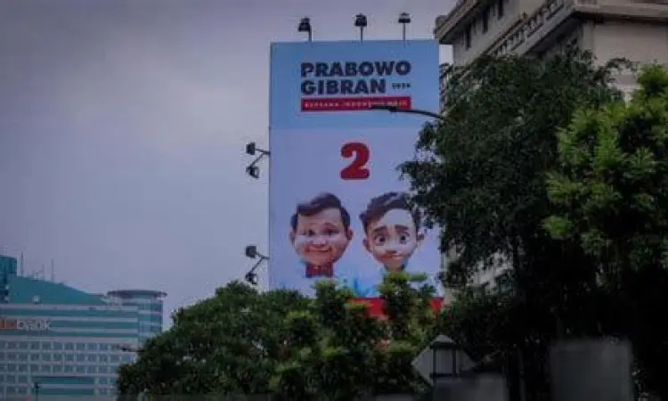 Strategi Visual Baliho Prabowo Gibran Desain kreatif baliho Prabowo Gibran dengan tema gemoy
