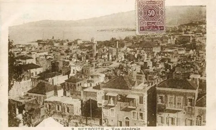 Pemandangan Beirut Lebanon awal abad 20
