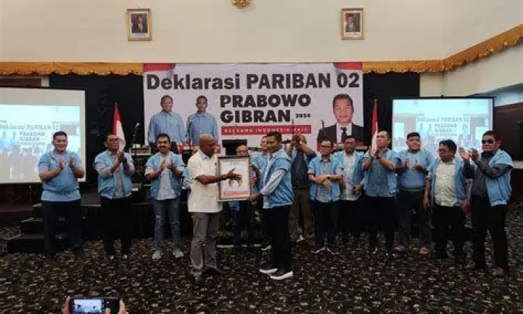 Deklarasi Relawan Deklarasi dukungan relawan untuk Prabowo Gibran