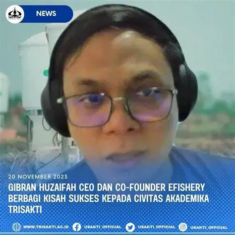 Visi Gibran Huzaifah Gibran Huzaifah memberikan presentasi mengenai ketahanan pangan