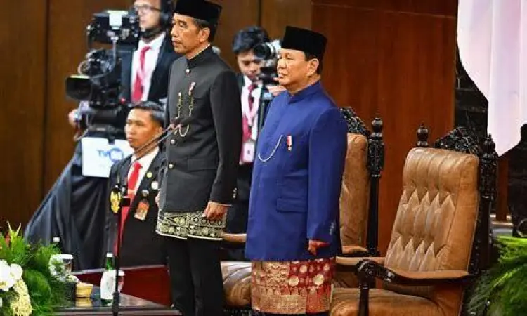 Simulasi pelantikan presiden dan wakil presiden
