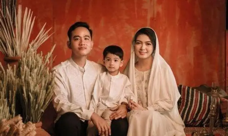Kebersamaan Gibran Rakabuming dan Selvi Ananda bersama anak-anak
