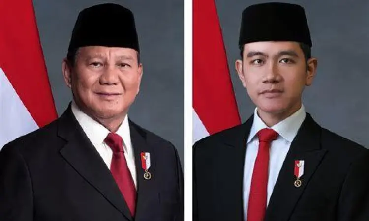 Momen kebersamaan Gibran Rakabuming dan Prabowo Subianto