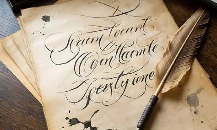 Seni kaligrafi dan penulisan puisi