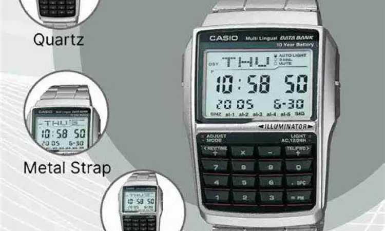 Jam tangan Casio Calculator silver yang pernah dipakai Gibran
