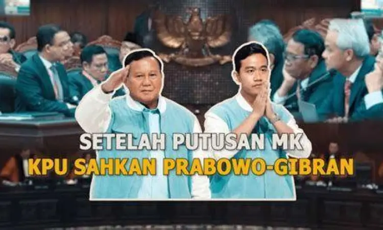 Prabowo Gibran Pasca Putusan Prabowo Subianto dan Gibran Rakabuming Raka memberikan pernyataan pers