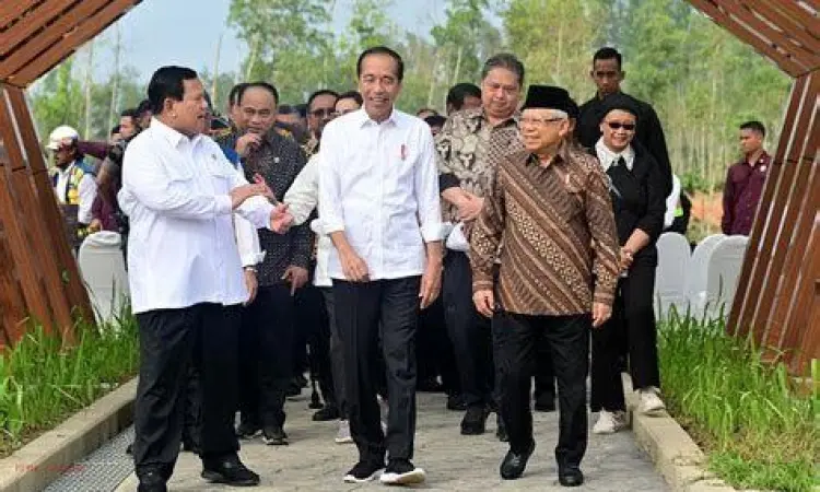 Keberlanjutan Pemerintahan Simbolisme keberlanjutan pemerintahan dari Jokowi ke Prabowo