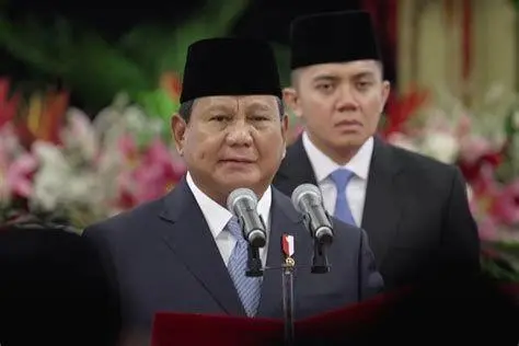 Pelantikan Kabinet Prabowo Gibran Suasana pelantikan menteri kabinet merah putih