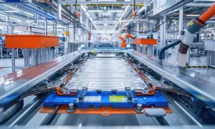 Produksi Baterai Kendaraan Listrik Lini produksi baterai mobil listrik global