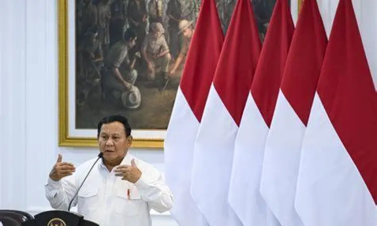 Suasana rapat perdana Kabinet Merah Putih