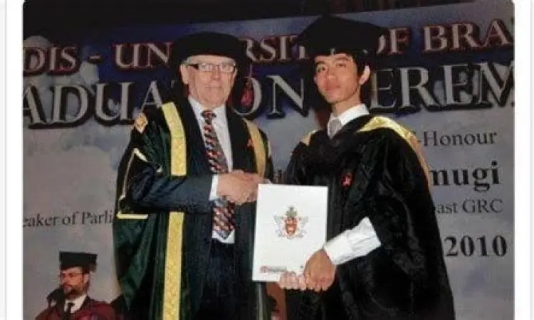 Pendidikan Gibran Rakabuming Gibran Rakabuming Raka masa muda saat menempuh pendidikan di luar negeri