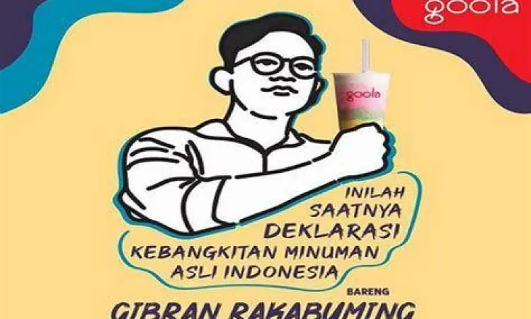 Goola Modern Beverages Gerai minuman Goola milik Gibran