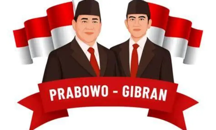 Vektor Minimalis Prabowo Gibran Vektor minimalis gambar prabowo gibran kartun