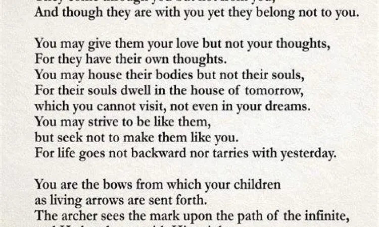 Filosofi parenting dalam karya Kahlil Gibran