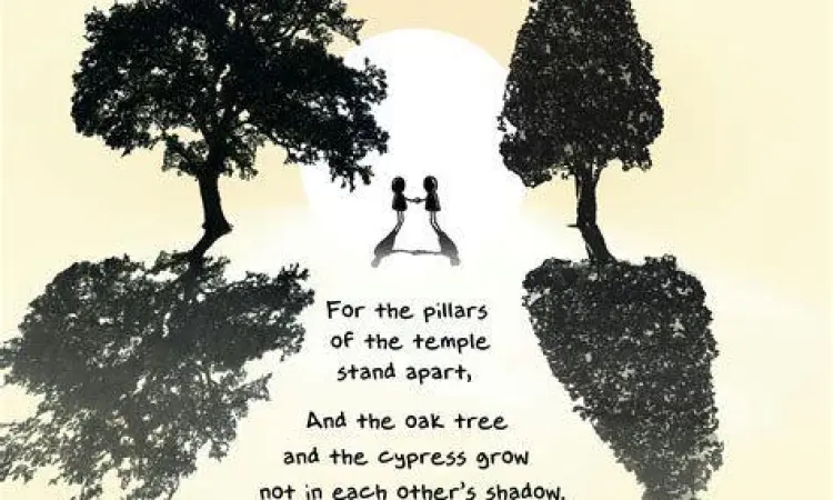 Metafora Pohon Gibran Metafora pohon ek dan cemara dalam hubungan pernikahan