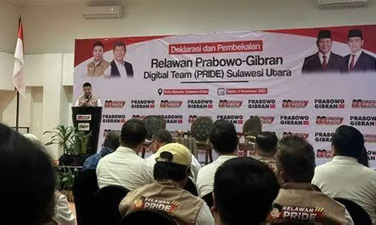Aktivitas Relawan Kegiatan relawan digital prabowo gibran