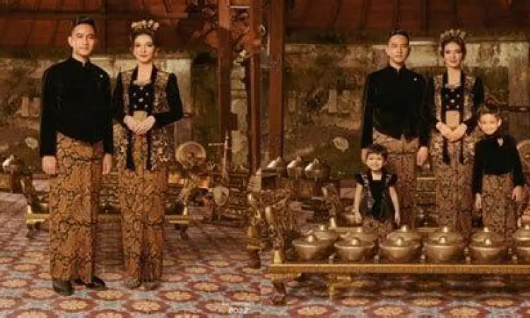 Gibran Rakabuming bersama keluarga kecilnya