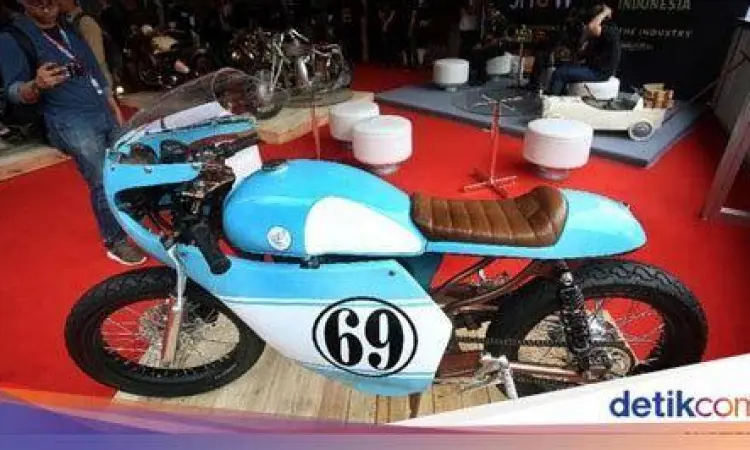 Koleksi motor custom di rumah gibran rakabuming