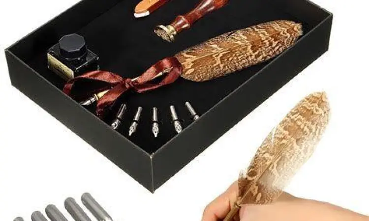 Peralatan menulis klasik untuk puisi