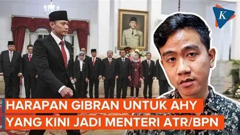 AHY Masuk Kabinet AHY saat dilantik menjadi menteri