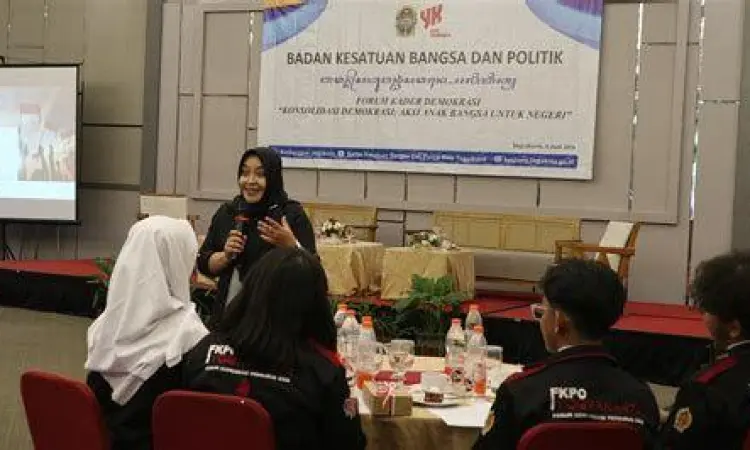 Pemilih muda dalam diskusi politik