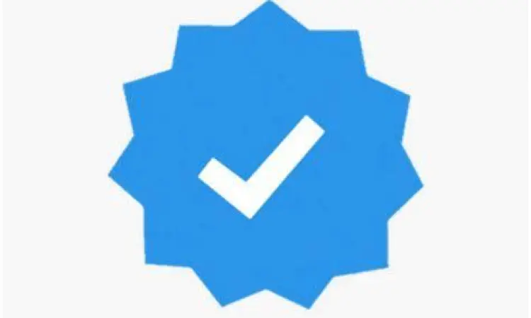 Lencana Verifikasi Resmi Simbol verifikasi akun resmi di platform media sosial