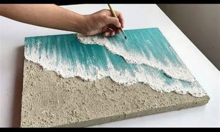 Metafora Pasir dan Buih Visualisasi pasir dan buih di tepi pantai sebagai metafora kehidupan