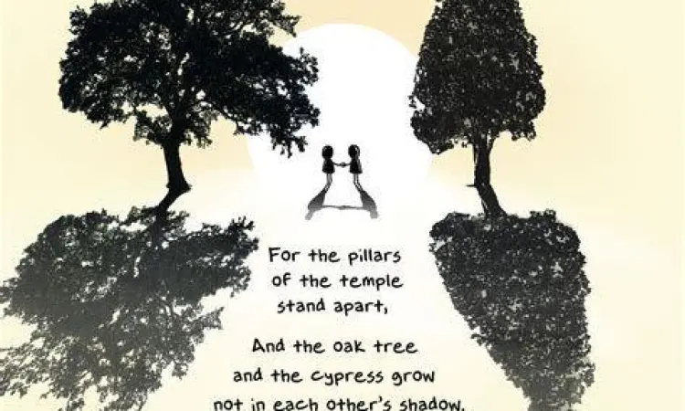 Makna Perpisahan Kahlil Gibran Ilustrasi puitis perpisahan kahlil gibran