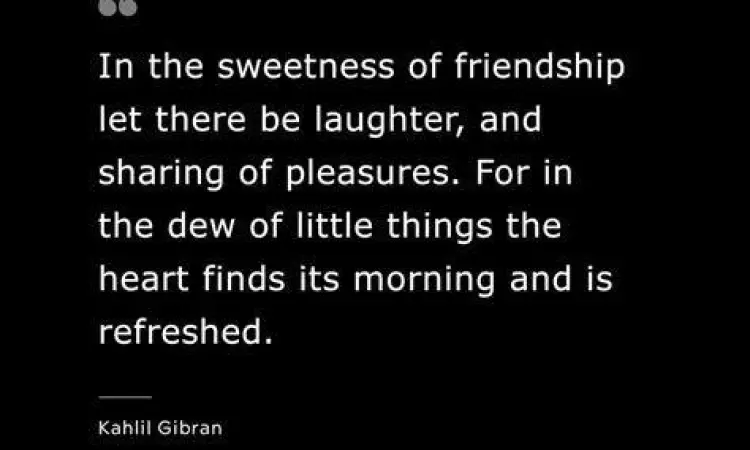 Kutipan buku Sang Nabi tentang sahabat