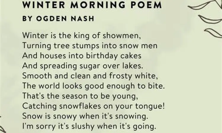 Pemandangan alam yang puitis dan tenang