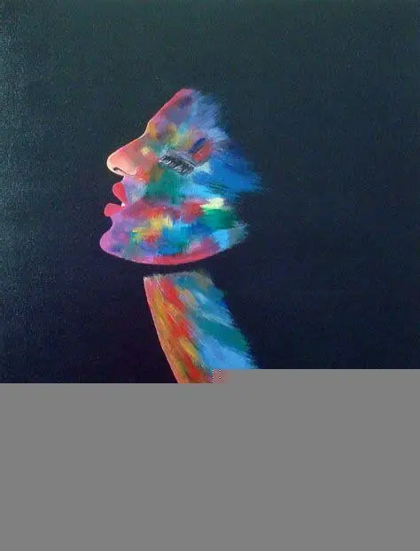 Visualisasi Rindu dalam Seni Ilustrasi abstrak tentang jiwa yang merindu