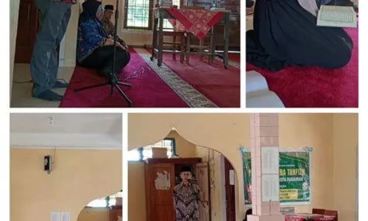 Program Tahfidz Al Gibran Siswa sedang menghafal Al-Qur'an dengan metode menyenangkan