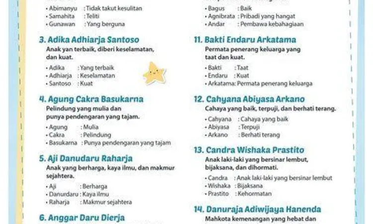 Inspirasi nama bayi laki-laki pembawa rezeki dan keberuntungan