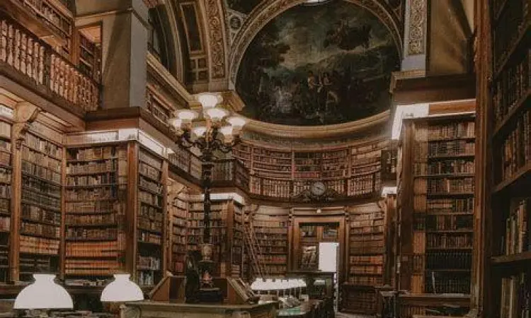 Old Library Aesthetic Estetika perpustakaan buku klasik