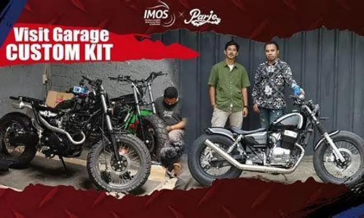 Bengkel Katros Garage Suasana bengkel Katros Garage tempat pembuatan motor Gibran