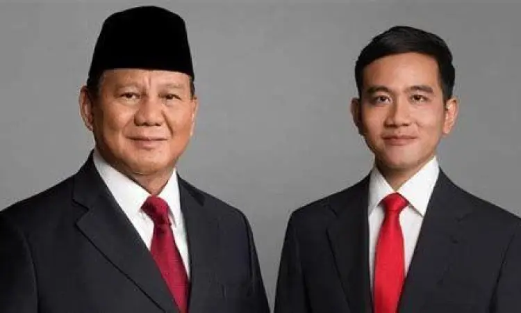 Prabowo Subianto dan Gibran Rakabuming Raka