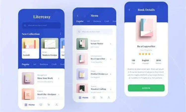 Antarmuka perpustakaan digital untuk mencari ebook sastra