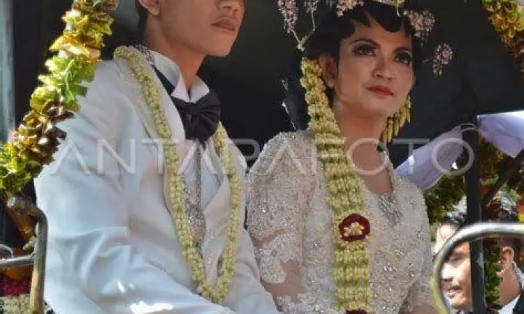 Resepsi Pernikahan Gibran Selvi Suasana resepsi pernikahan Gibran dan Selvi