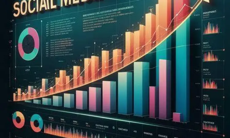 Grafik analisis media sosial terkait tren politik Indonesia