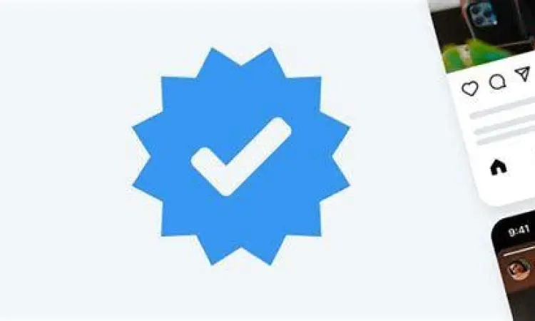 Keamanan Akun Media Sosial Lencana verifikasi resmi pada akun instagram