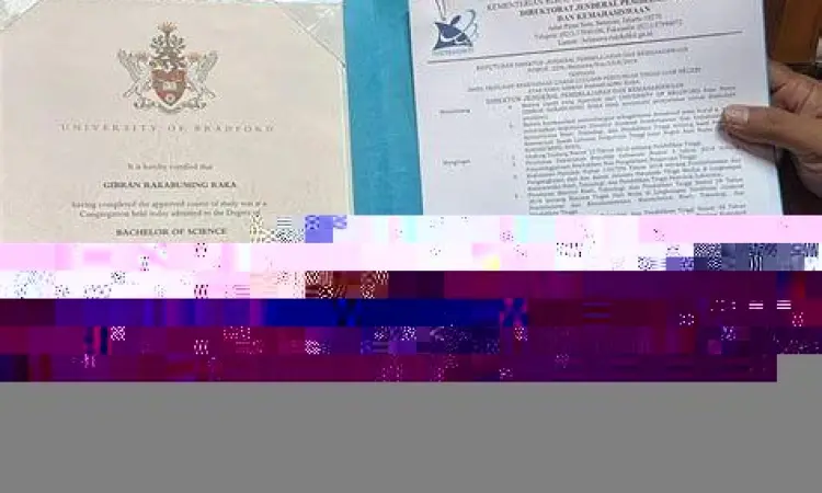 Dokumen Pendidikan Gibran Ijazah Gibran Rakabuming Raka lulusan luar negeri