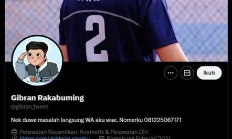 Gibran Rakabuming Raka Twitter gaya komunikasi