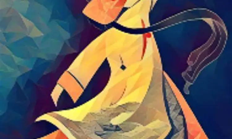 Seni mistis yang menggambarkan penyatuan jiwa