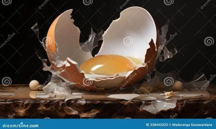 Metafora cangkang yang pecah melambangkan pertumbuhan