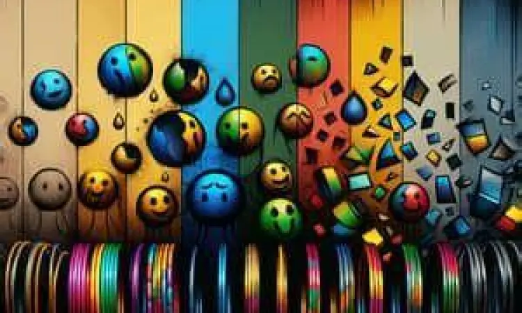 Dualitas Kegembiraan dan Kesedihan Ilustrasi keseimbangan antara suka dan duka