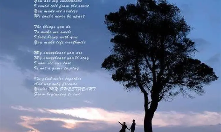 Pemandangan alam romantis menggambarkan puisi Gibran