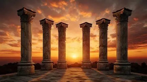 Metafora Pilar Kuil Kahlil Gibran Pilar kuil yang berdiri kokoh dan terpisah