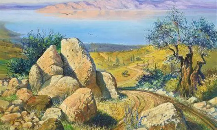 Lukisan pemandangan Galilea kuno