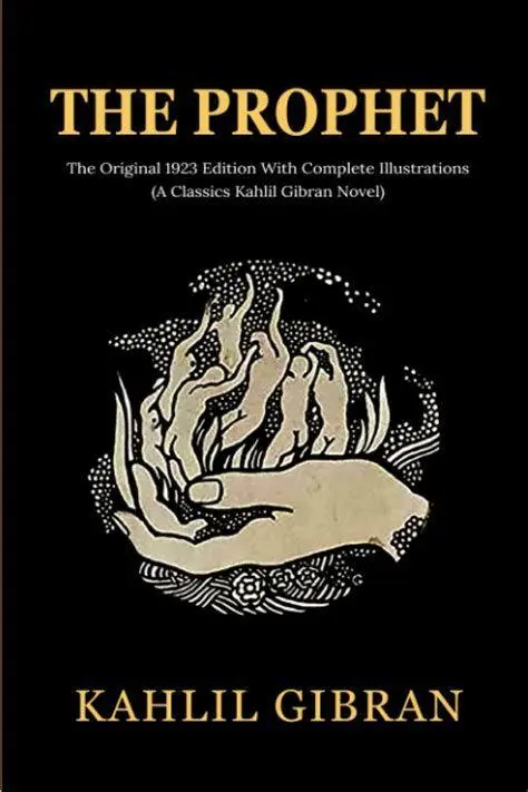 The Prophet Book Cover Sampul buku Sang Nabi karya Kahlil Gibran